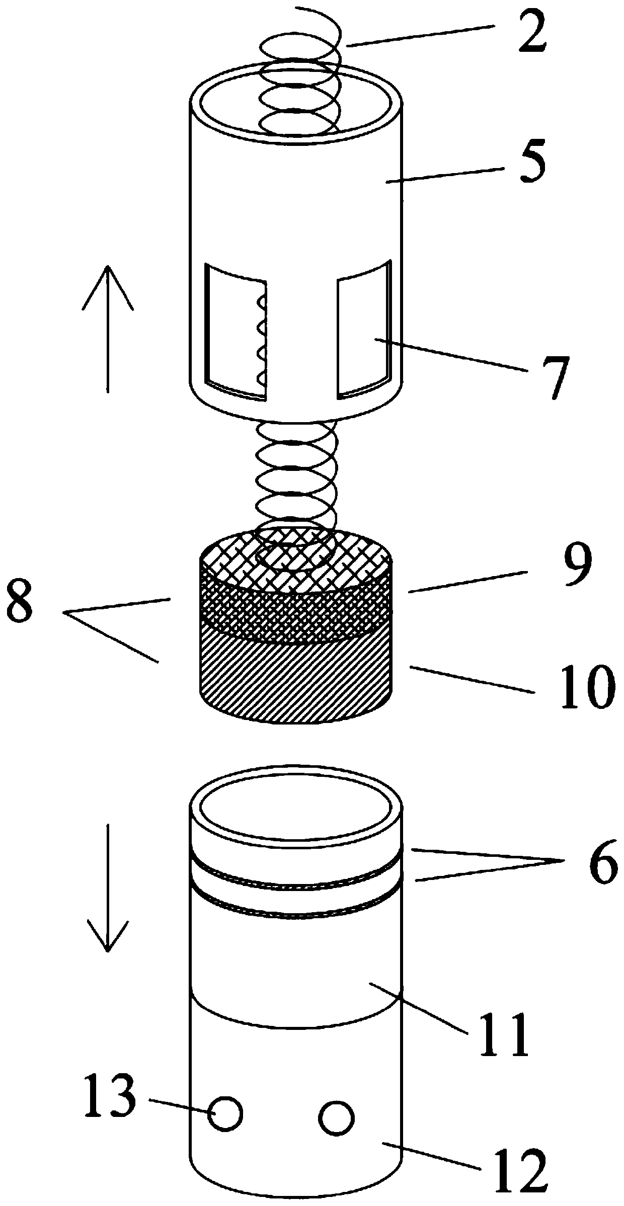 Protective structure for existing tunnel under working condition of close-range crossing by shield and construction method of protective structure