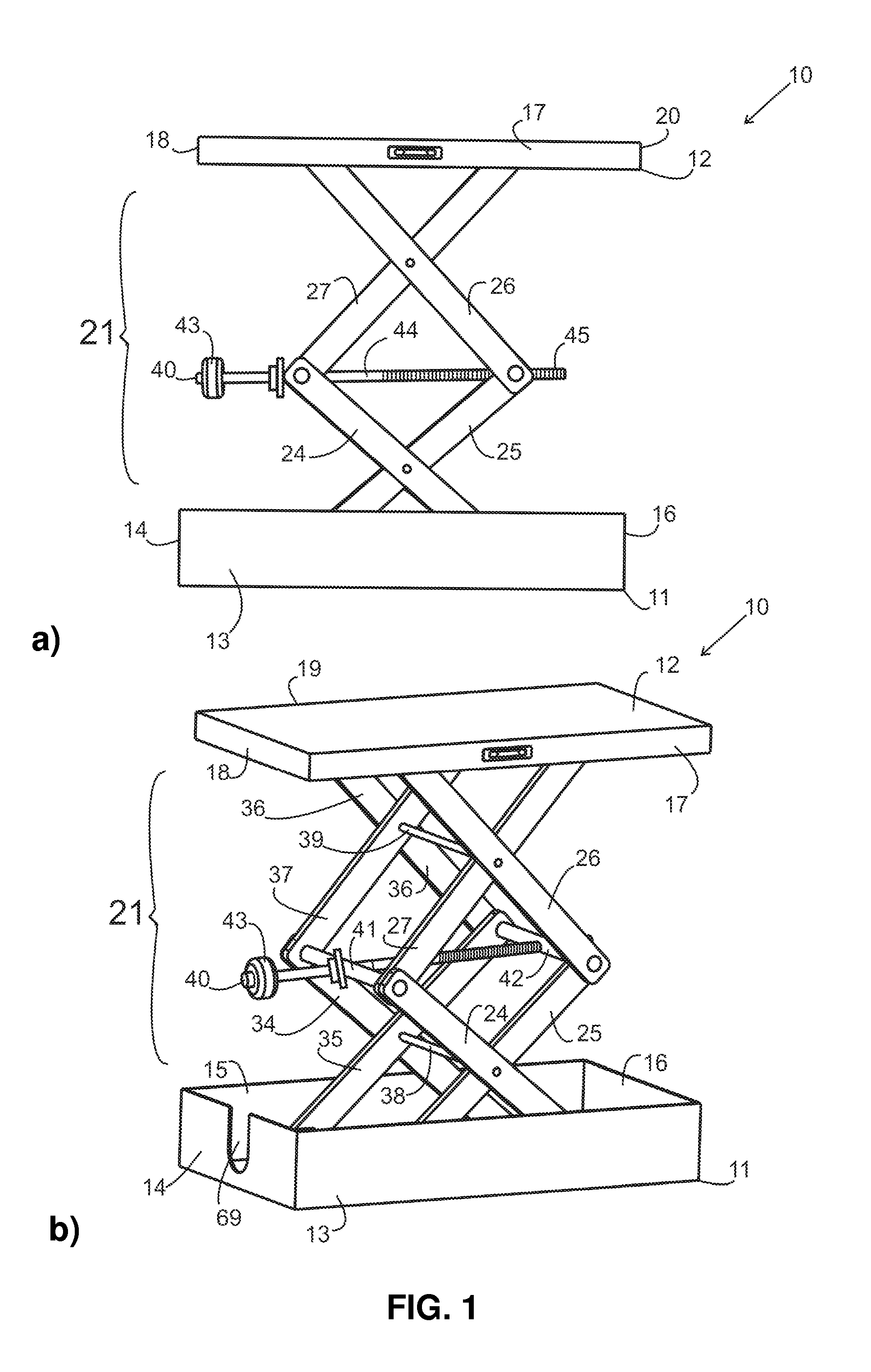 Kitchen cabinet installation device