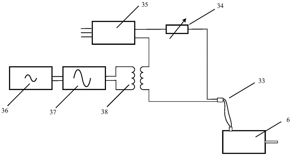 Rotor torsional vibration excitation and vibration analyzing experimental system