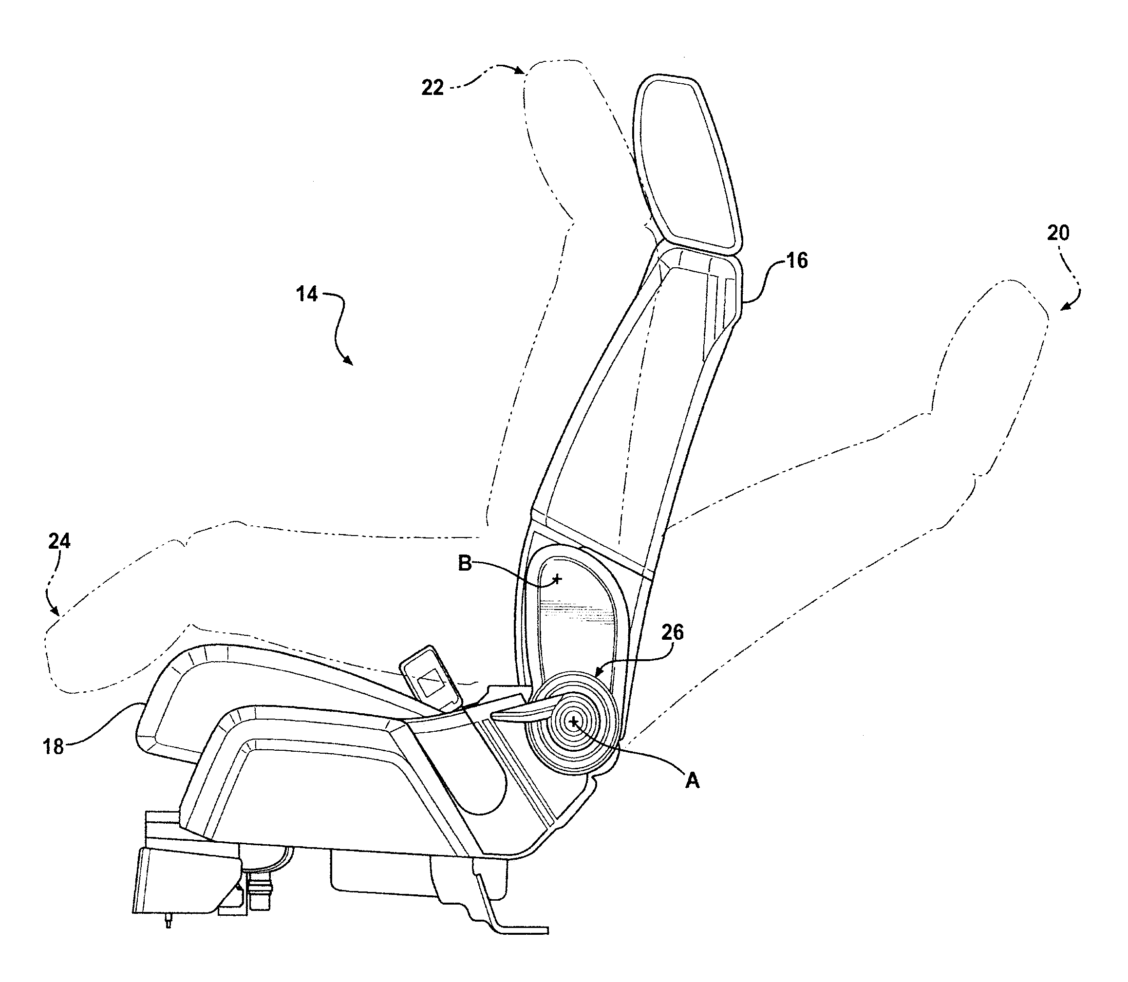 Seat Recliner Mechanism With Fold-Flat Feature