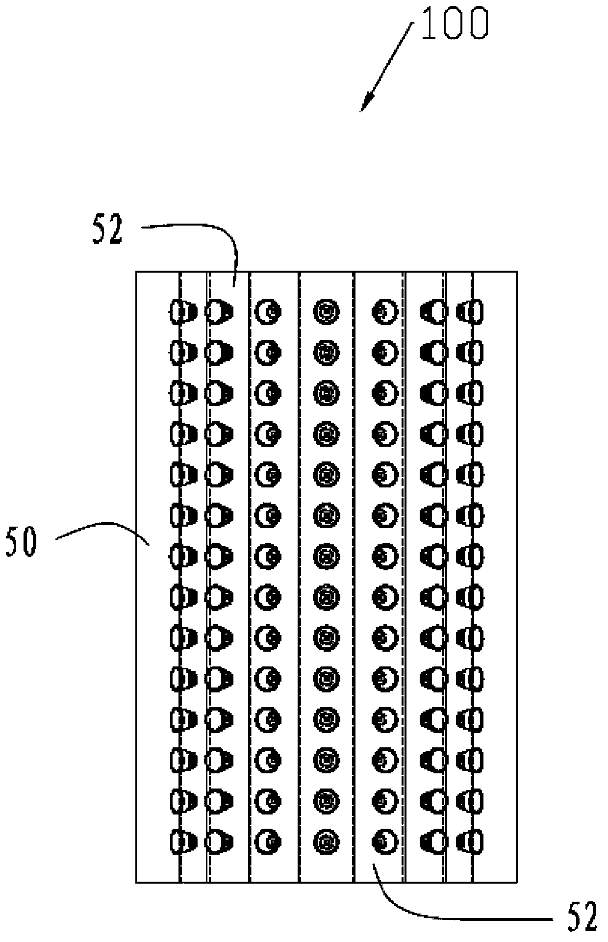 Trimming structure and LED (light emitting diode) lamp adopting trimming structure