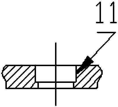 Nonmetallic implant screw locking structure