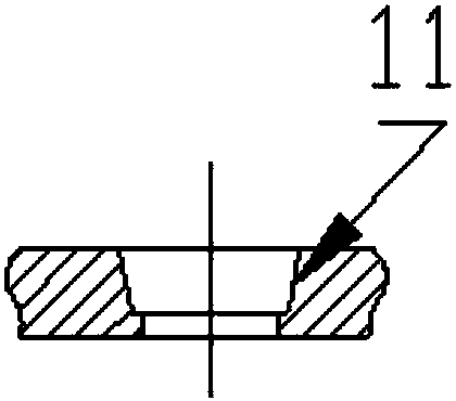 Nonmetallic implant screw locking structure