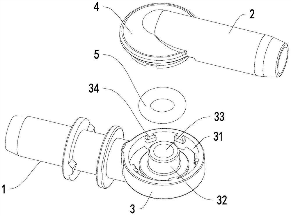 Adapter and water inlet device