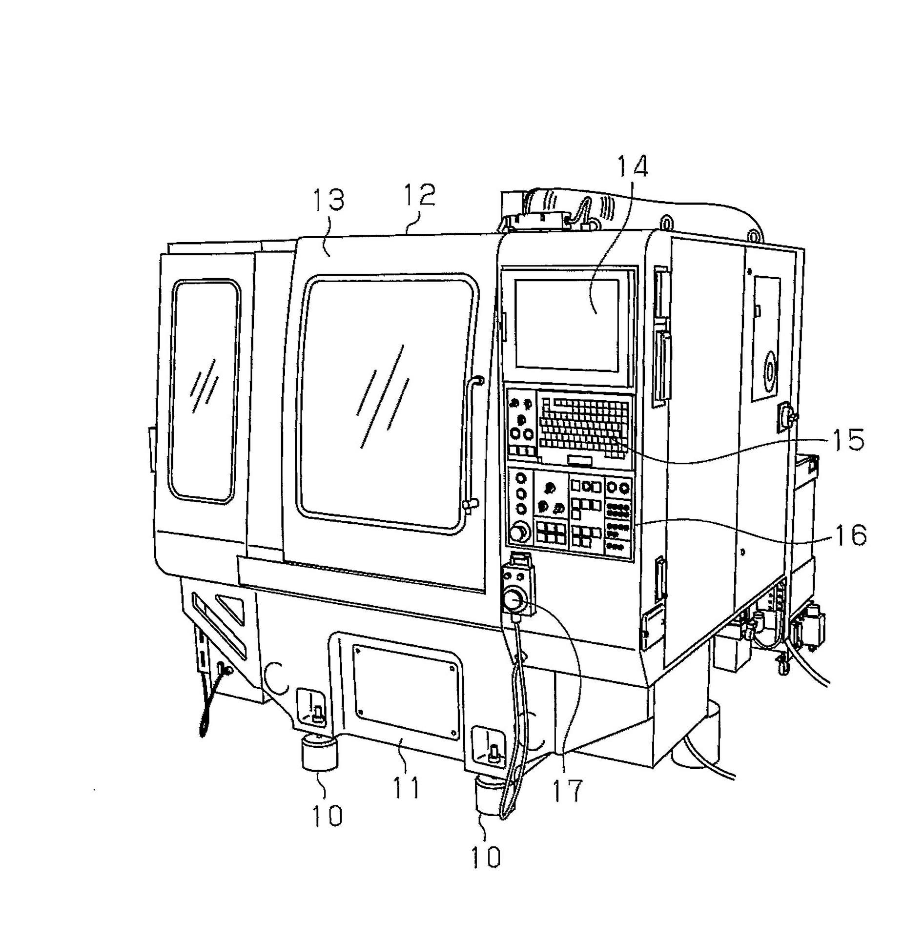 Method of adjusting machine tool and machine tool