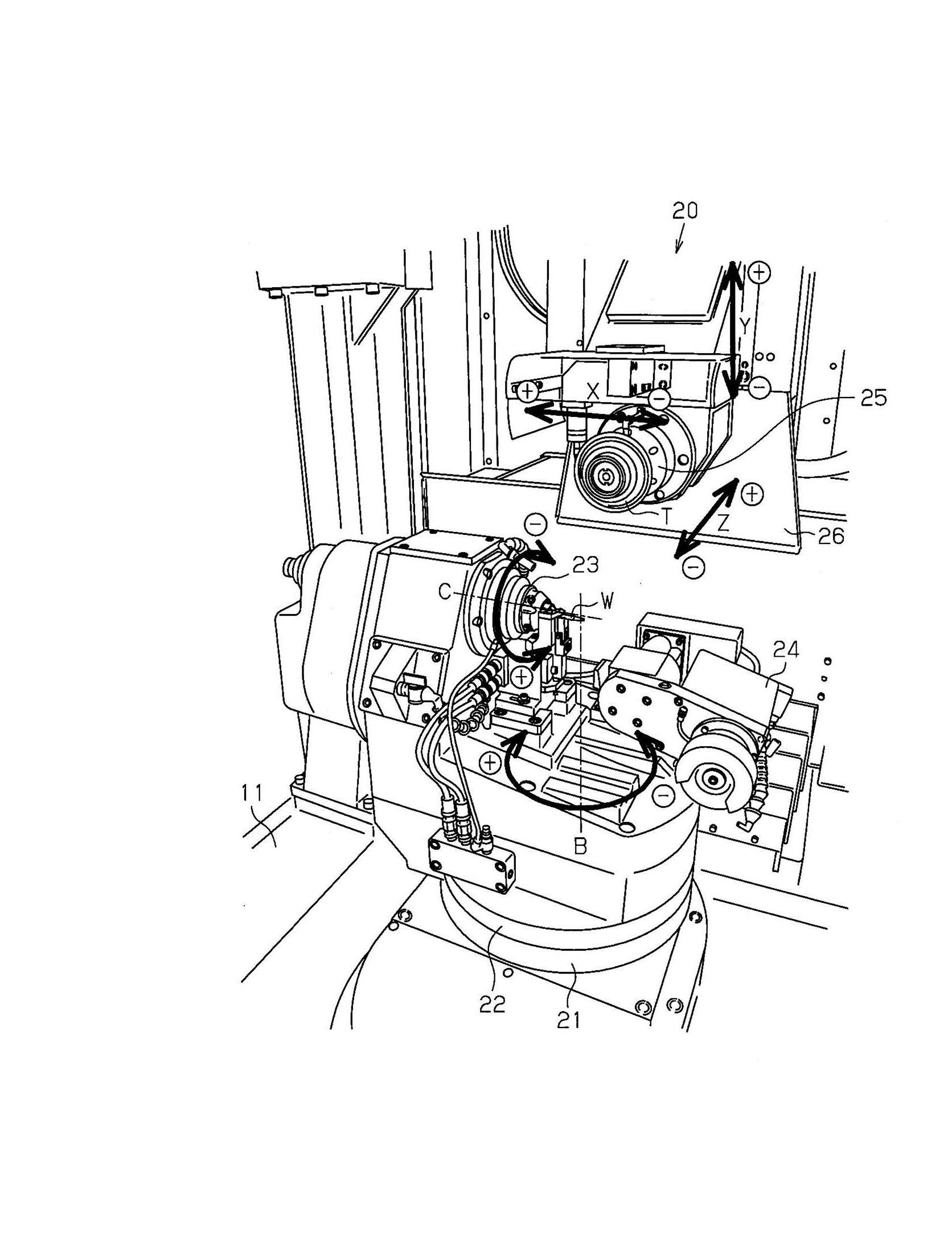 Method of adjusting machine tool and machine tool