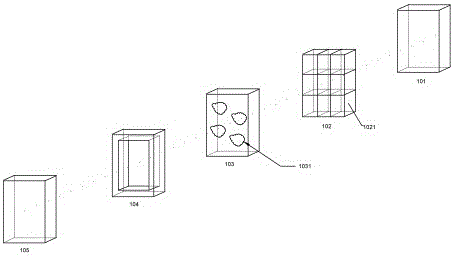 Mask and gas buffer oxygen producing device available for same