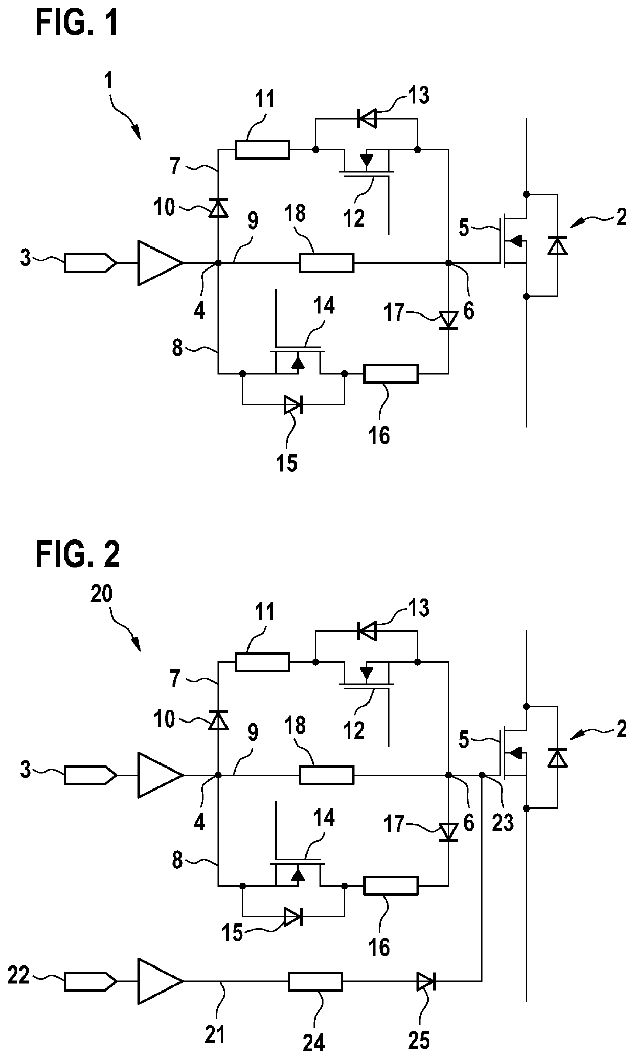 Driver circuit for switching edge modulation of a power switch