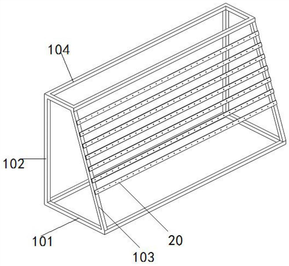 Plate buckling deformation online detection device based on longitudinal scanning