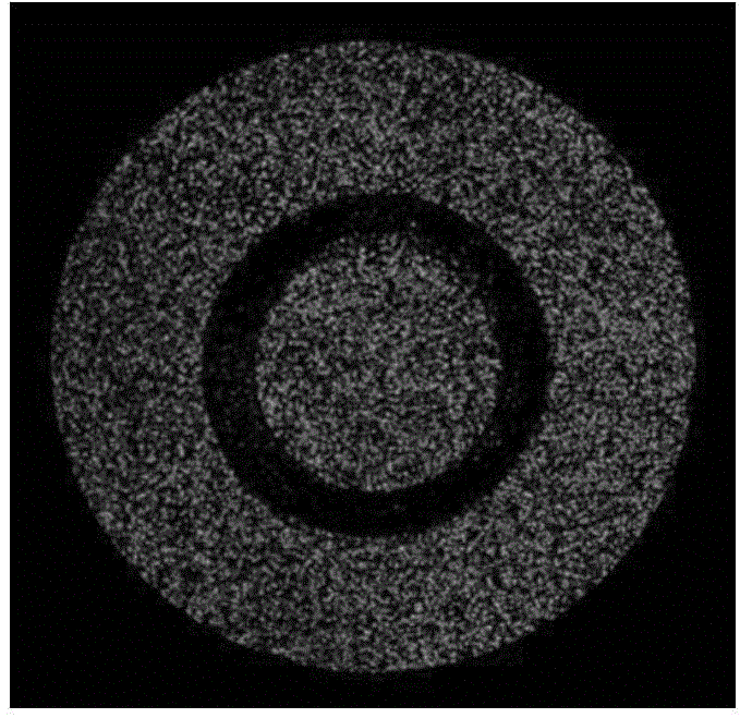 Powder sintering phosphorescence particle indication composite coating