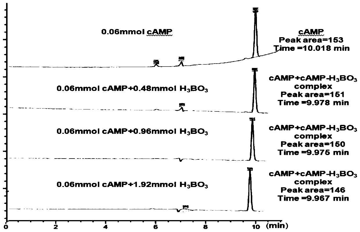 Cyclic adenosine monophosphate boronic acid complex and preparation method thereof, as well as antitumor drug and boron agent for neutron capture therapy