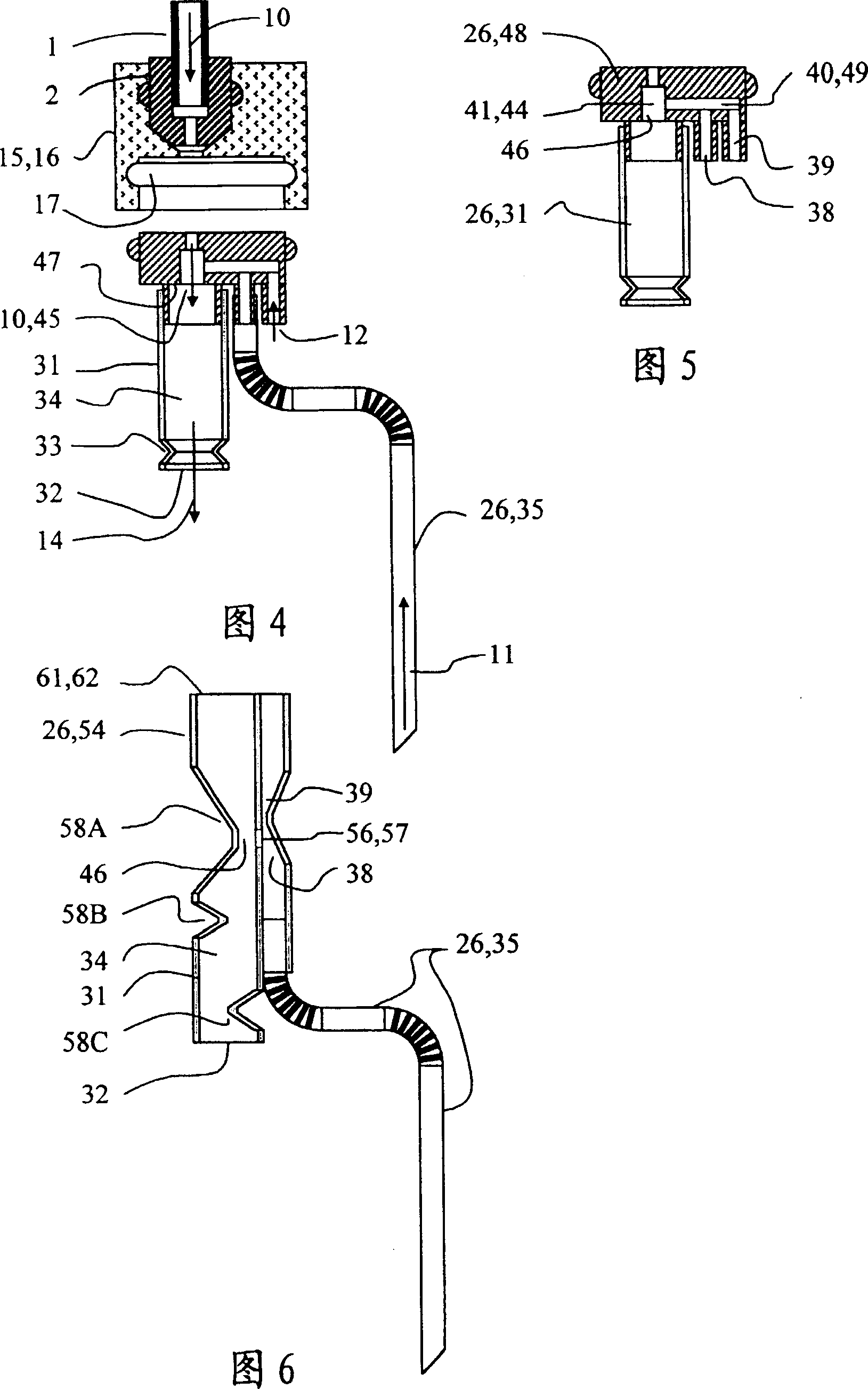 Device for foaming milk, comprising external suction equipment