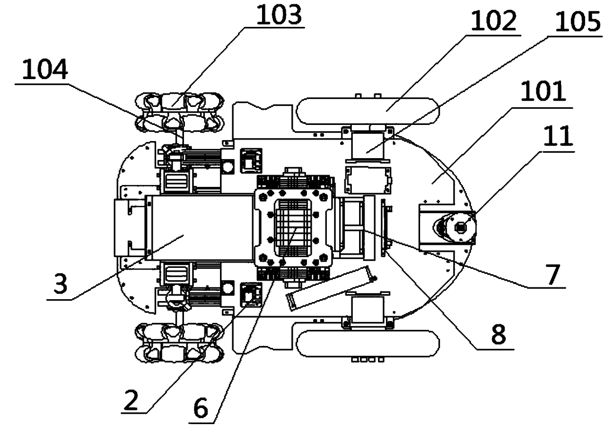 Electric power construction safety supervision robot