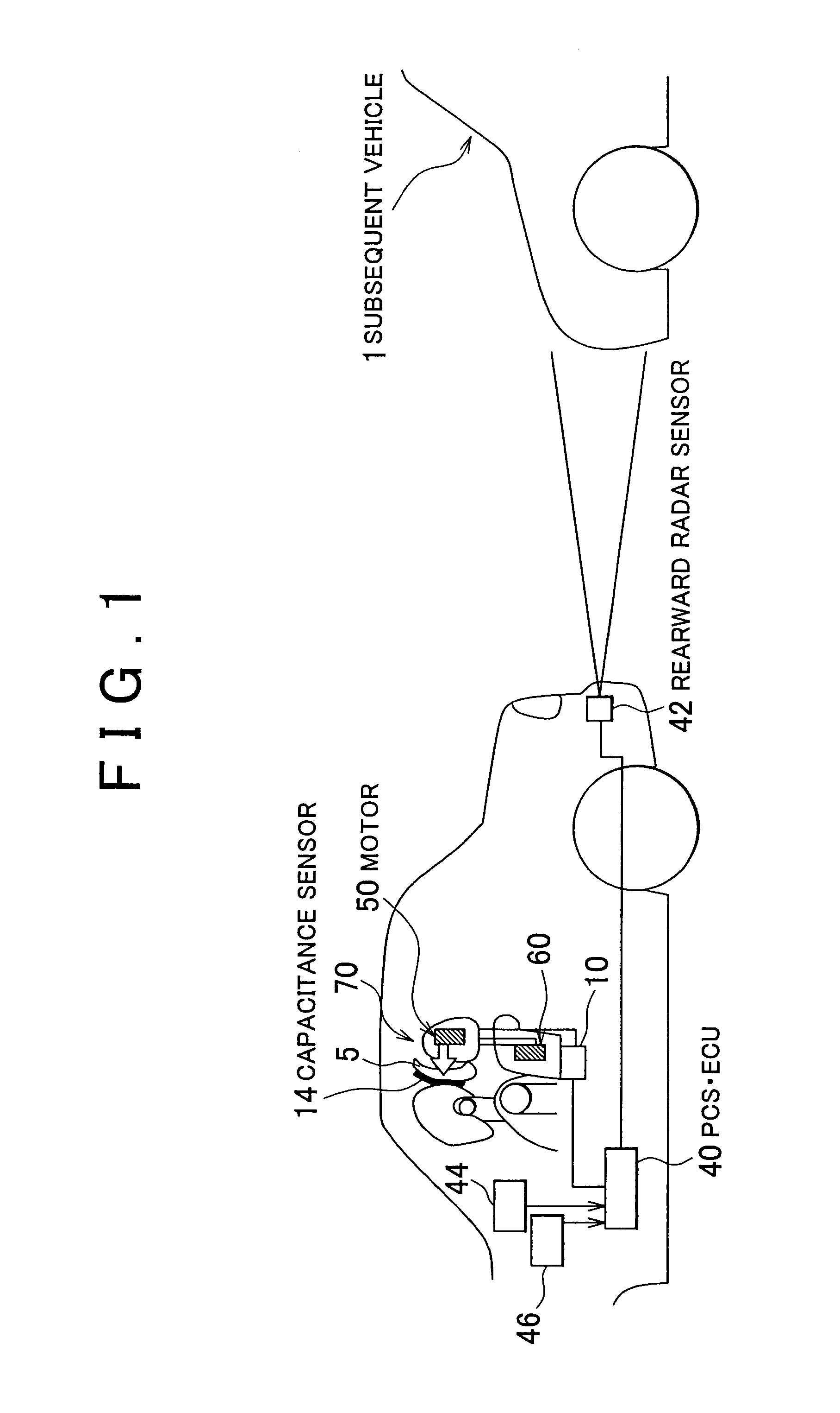 Active headrest of a vehicle that rotates horizontally and moves laterally based on angle and direction of inertia force caused by rear-impact