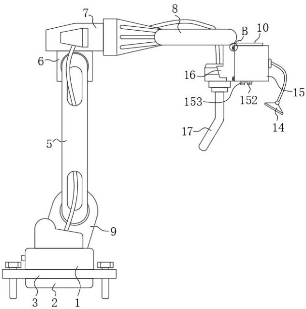 Special intelligent and efficient industrial arc welding robot