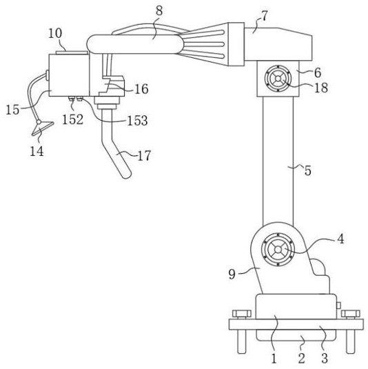 Special intelligent and efficient industrial arc welding robot