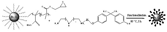 Preparation method of magnetic nanometer molecular imprinting composite material related to estrogen