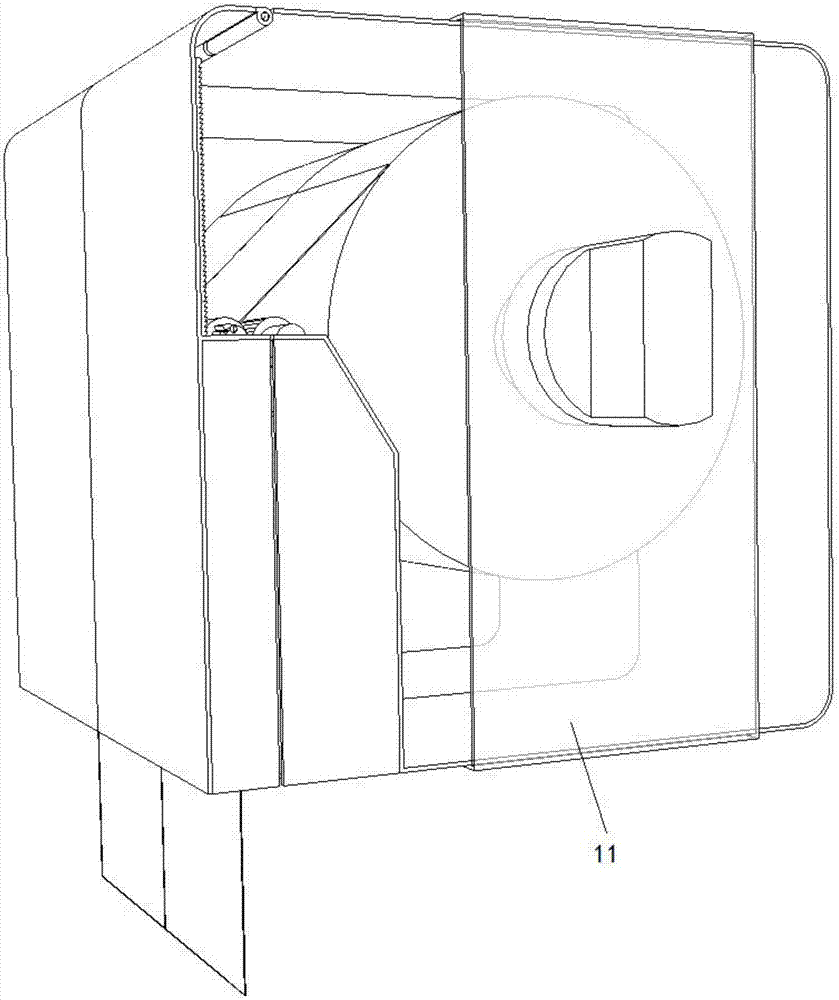 Quantitative toilet roll box