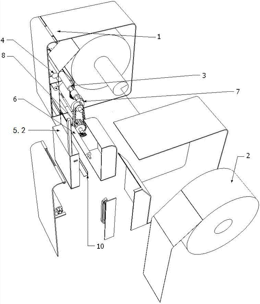 Quantitative toilet roll box