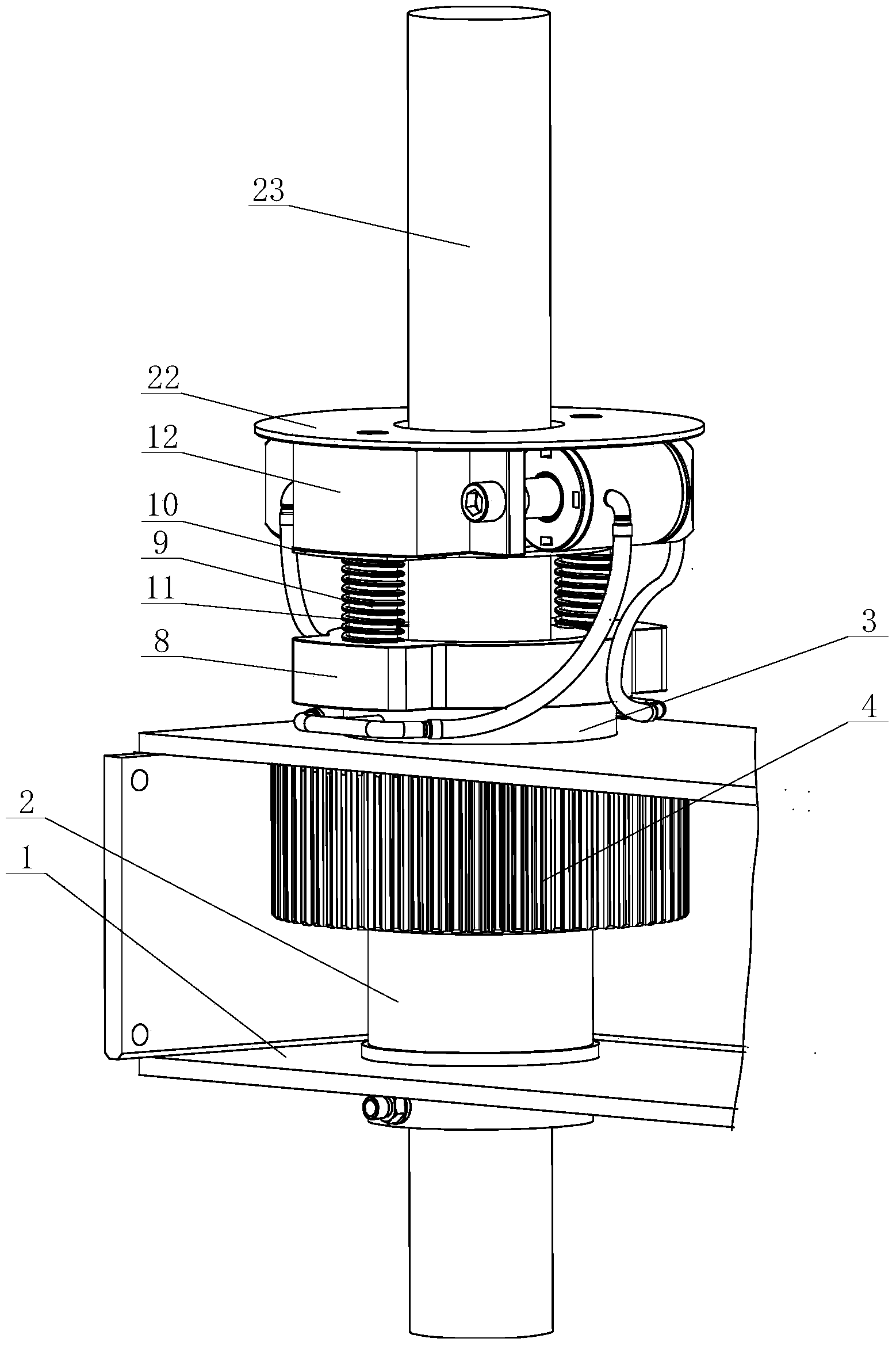 Hydraulic power chuck for automatic drilling machine