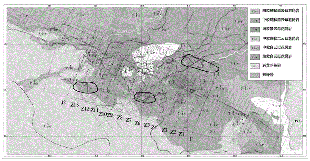 Method applicable to potential location and prediction for ore field deep uranium resources