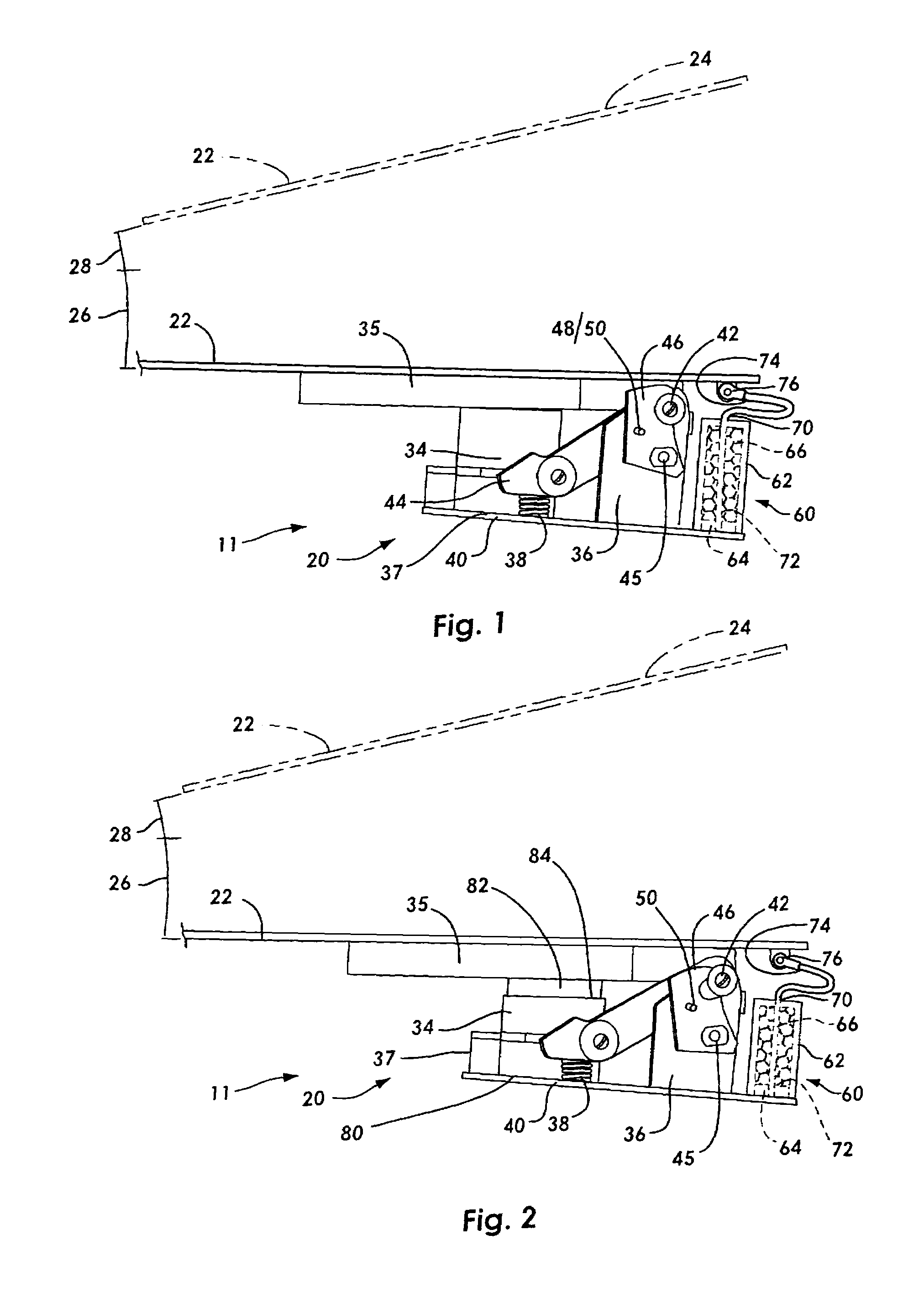 Active vehicle hood system and method