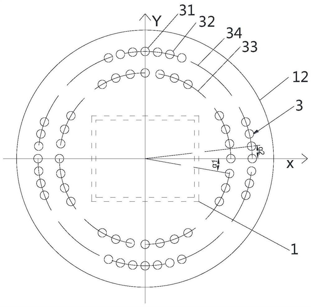 Variable-attack-angle free surface cutting hydrofoil experiment model