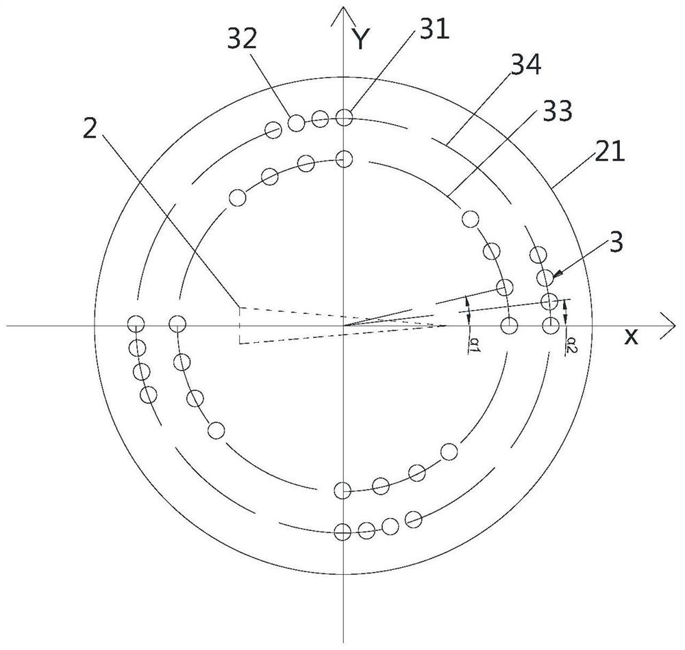 Variable-attack-angle free surface cutting hydrofoil experiment model