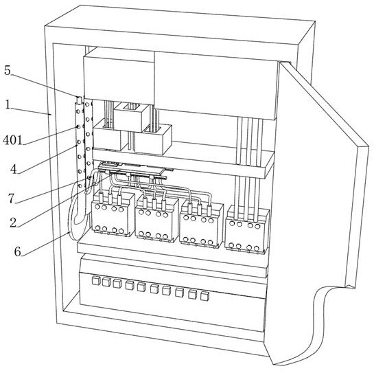 Power distribution switchgear with high safety performance