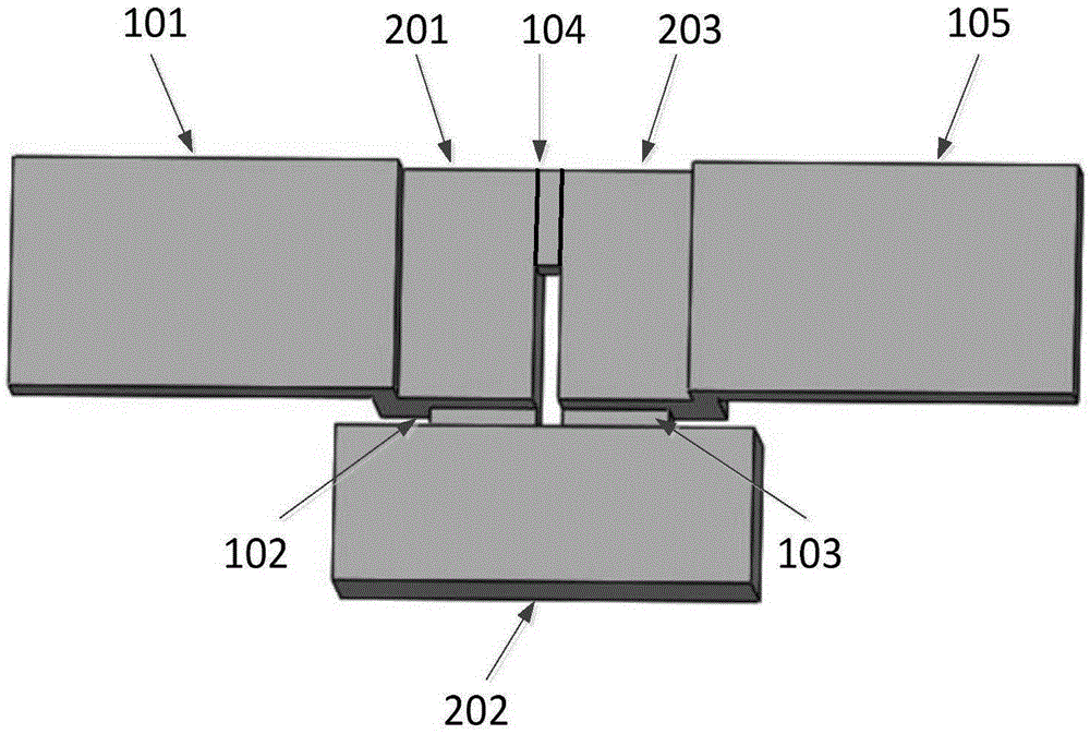 TE102 mode CT structure terahertz cross coupling waveguide filter