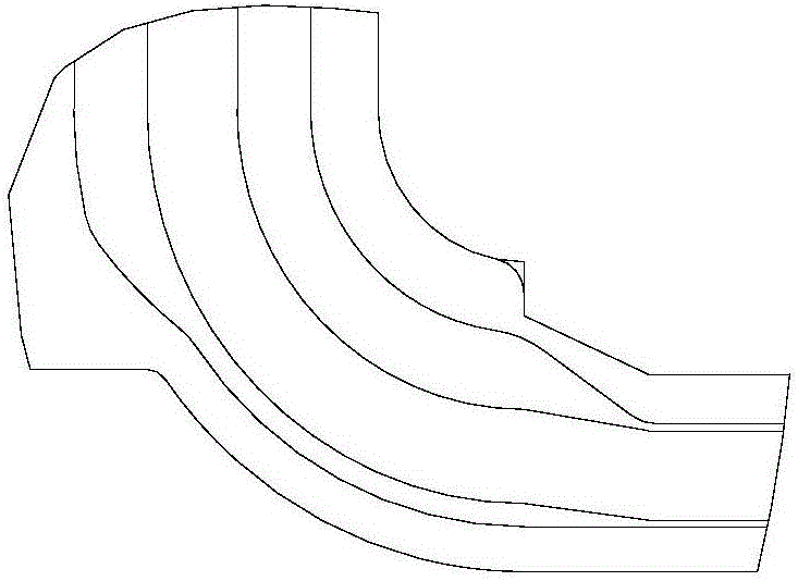 Machining method for large high-strength stamping part with inner hole