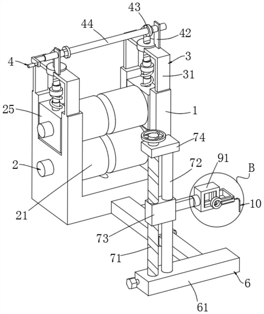 Textile thread traction device and traction method