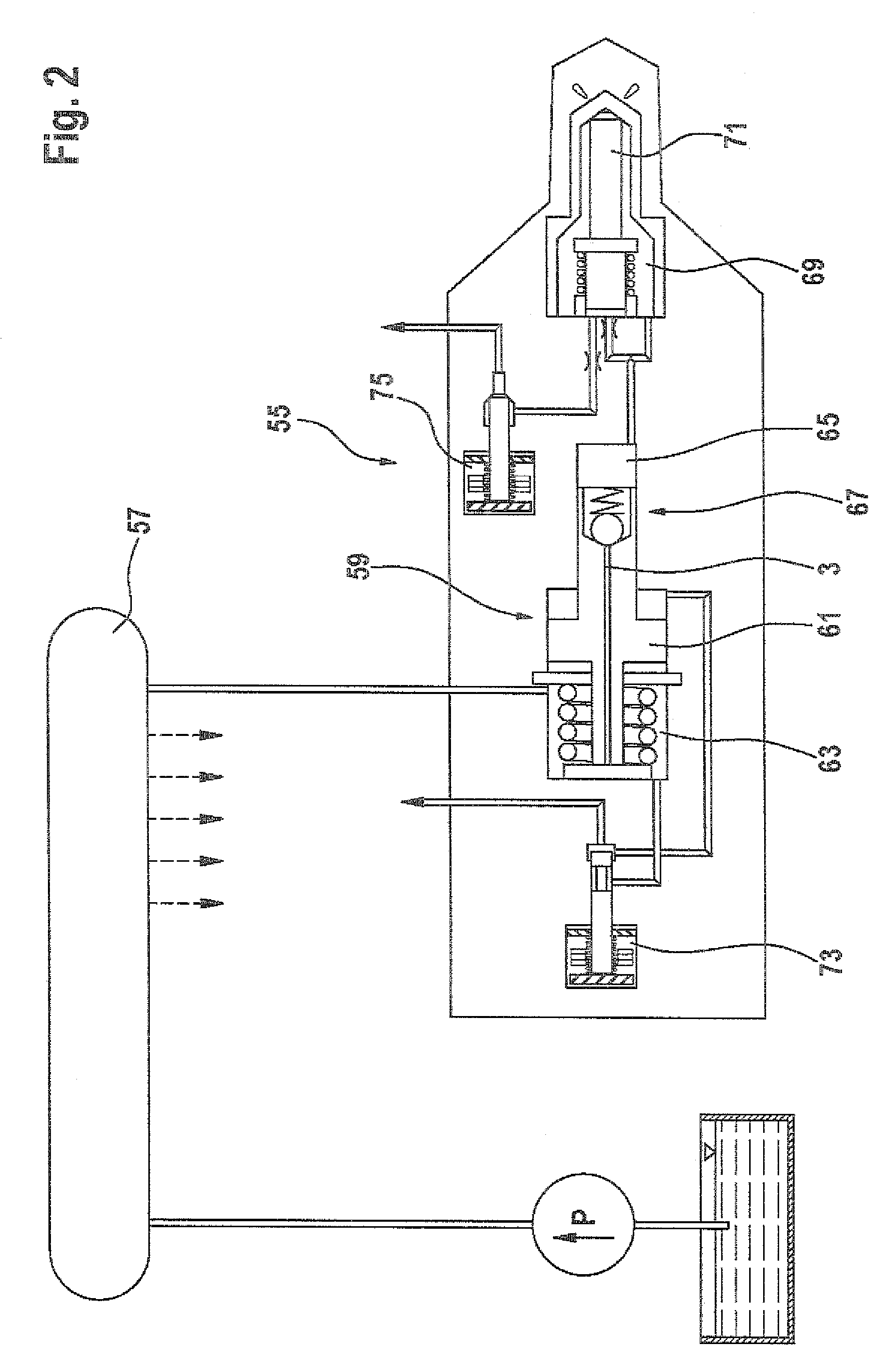 Check valve, and injector with hydraulic booster and check valve