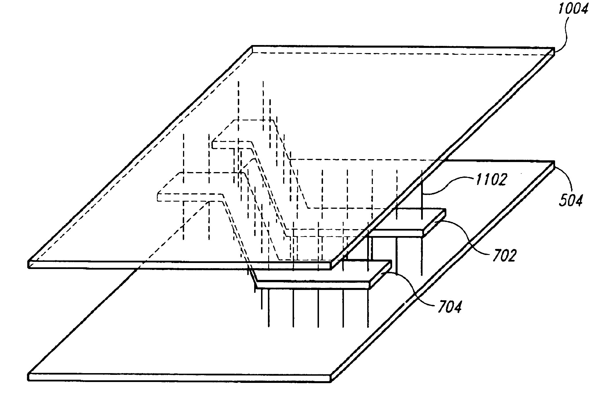 Method for fabricating a filament affixed trace within an electronic device