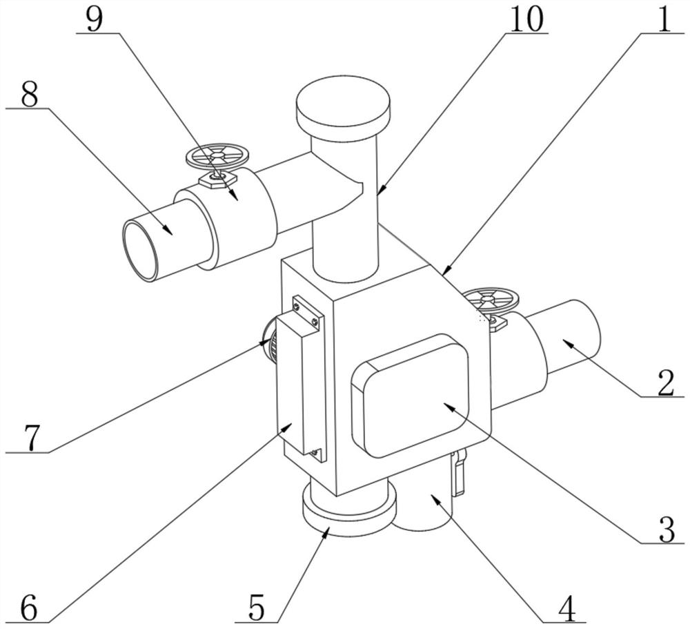 Anti-blocking filtering connecting piece for PVC pipe connection