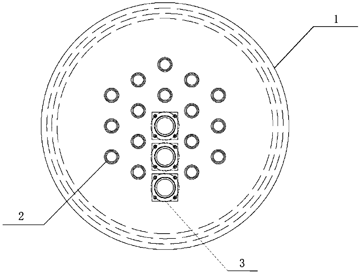 Heat-exchange sulfuric acid catalytic decomposition reactor and catalytic method thereof