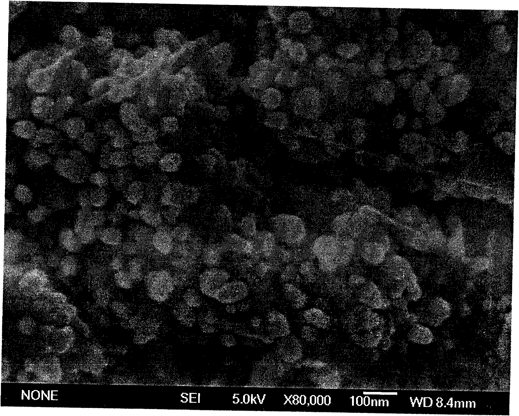 Method for preparing nano materials by direct electrodeposit in ionic liquid microemulsion