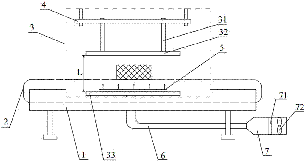 Rice bran stabilization treatment method and radiofrequency heating device