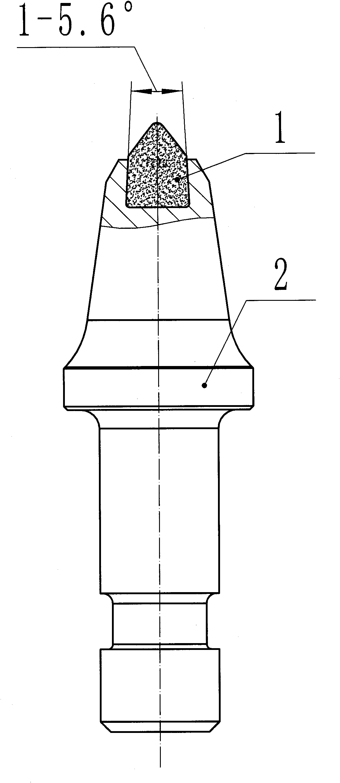 Welding-free cutting bit