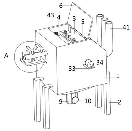 Ceramic filter tube denitration and desulfurization dust remover