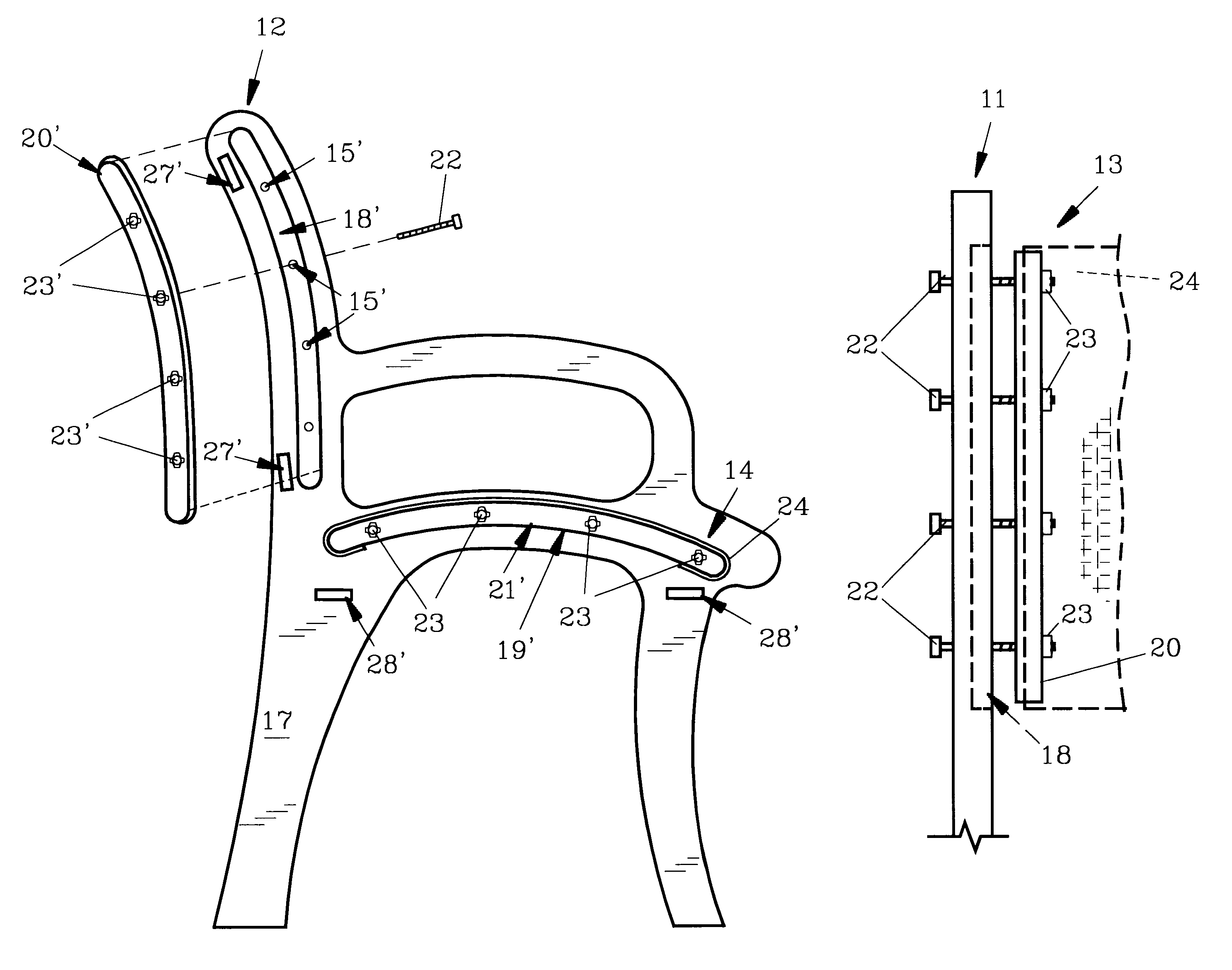 Furniture structure and method