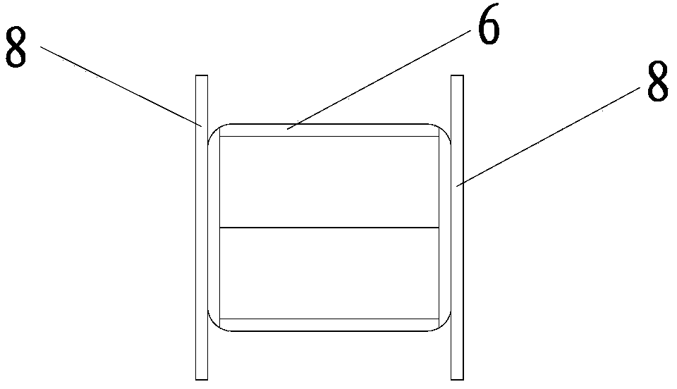 Cast-in-situ lightweight aggregate concrete filler wall slip-form construction template system and construction method