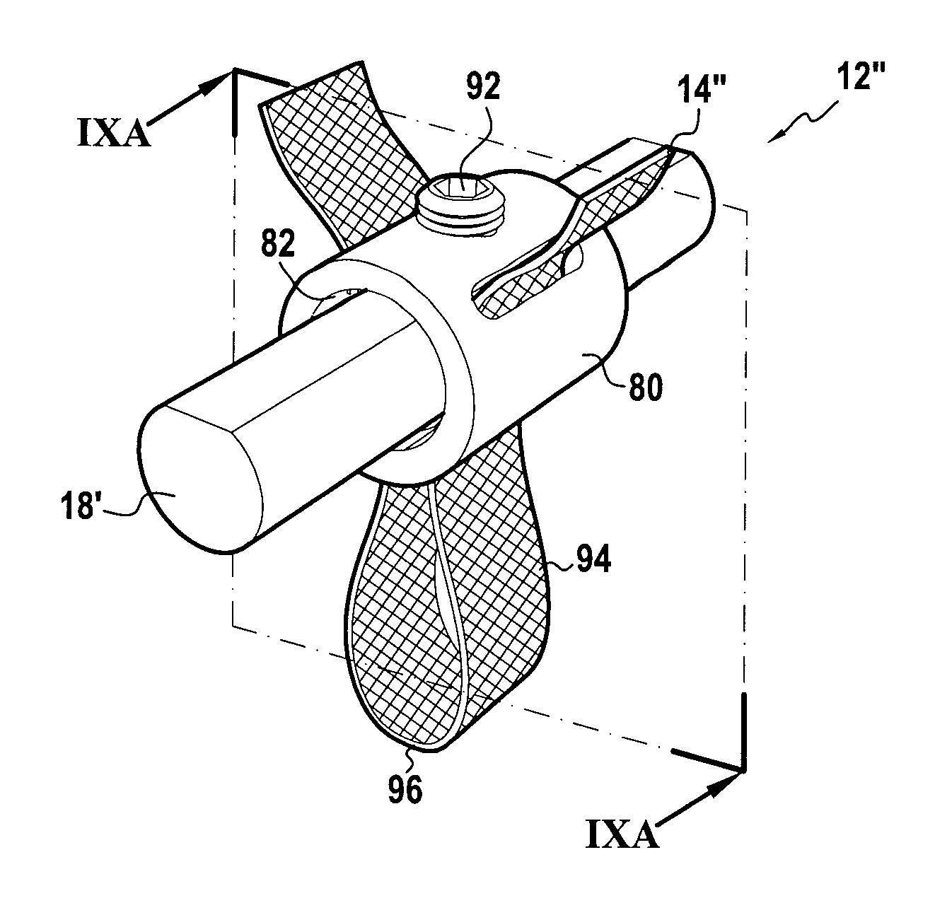 Fixing devices and stabilization systems using said fixing devices