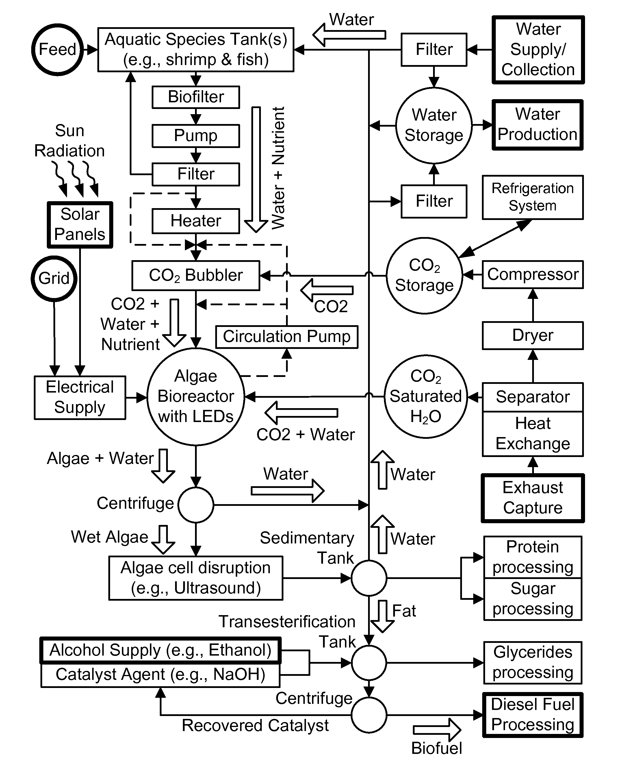 System and Method for Fuel Generation from Algae