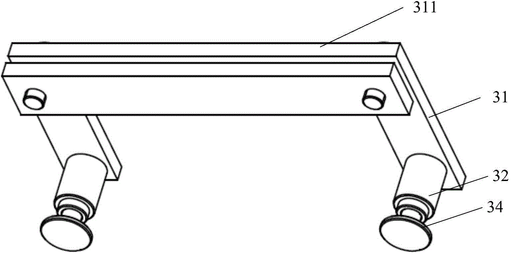 Door drive mechanism installation device of passenger train and passenger train