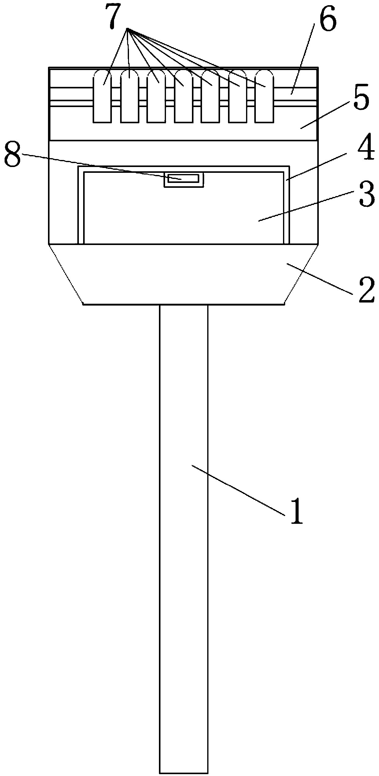 Water return tank used for cooling water of die on periphery of die-casting machine