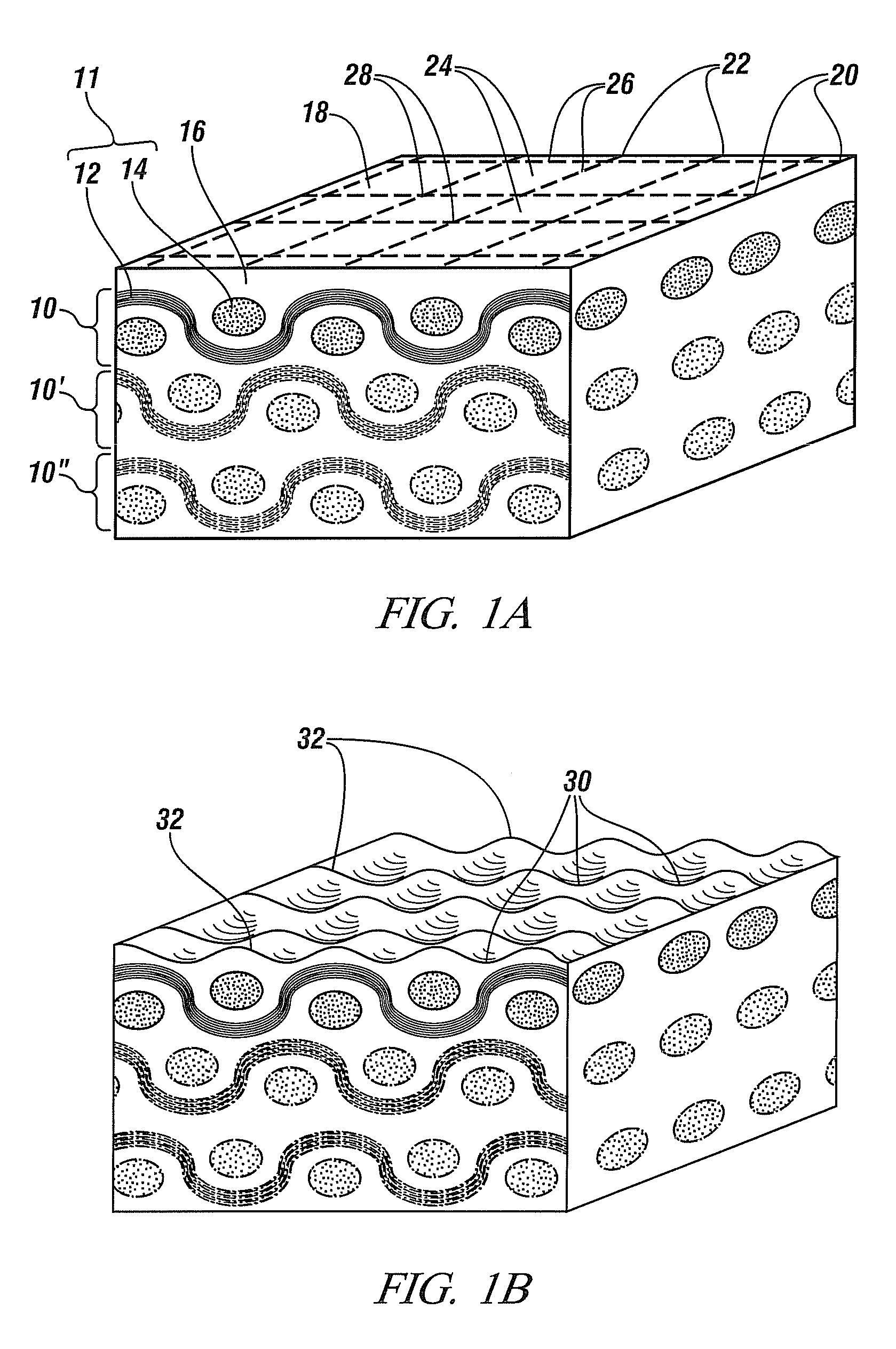 Print through reduction in long fiber reinforced composites by addition of carbon nanotubes