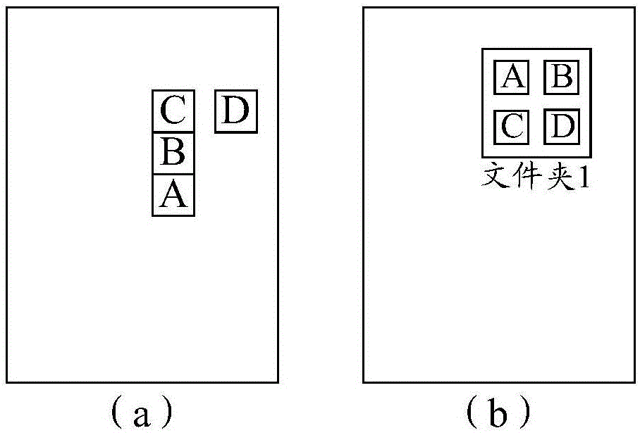 Application icon management method and device thereof