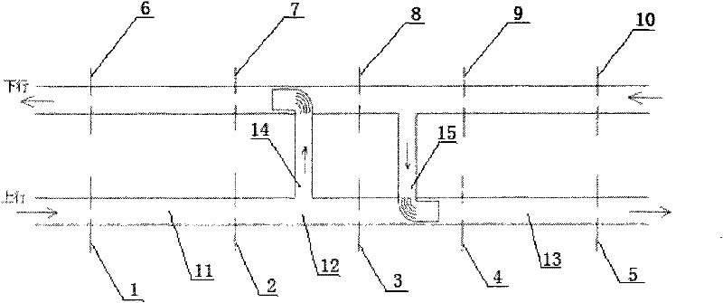 Double-hole complementary network ventilation experimental model