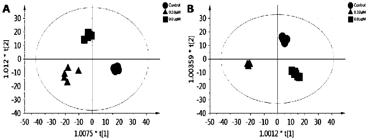 A method for evaluating the early toxicity of trace exogenous chemicals using diagnostic markers and its application